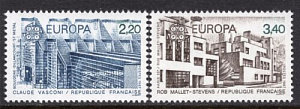 Франция, 1987, Европа, 2 марки